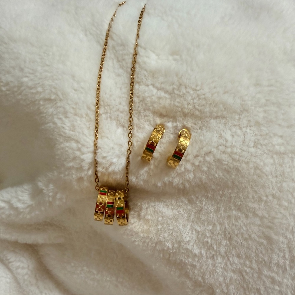 Elegant Gold Jewelry Set